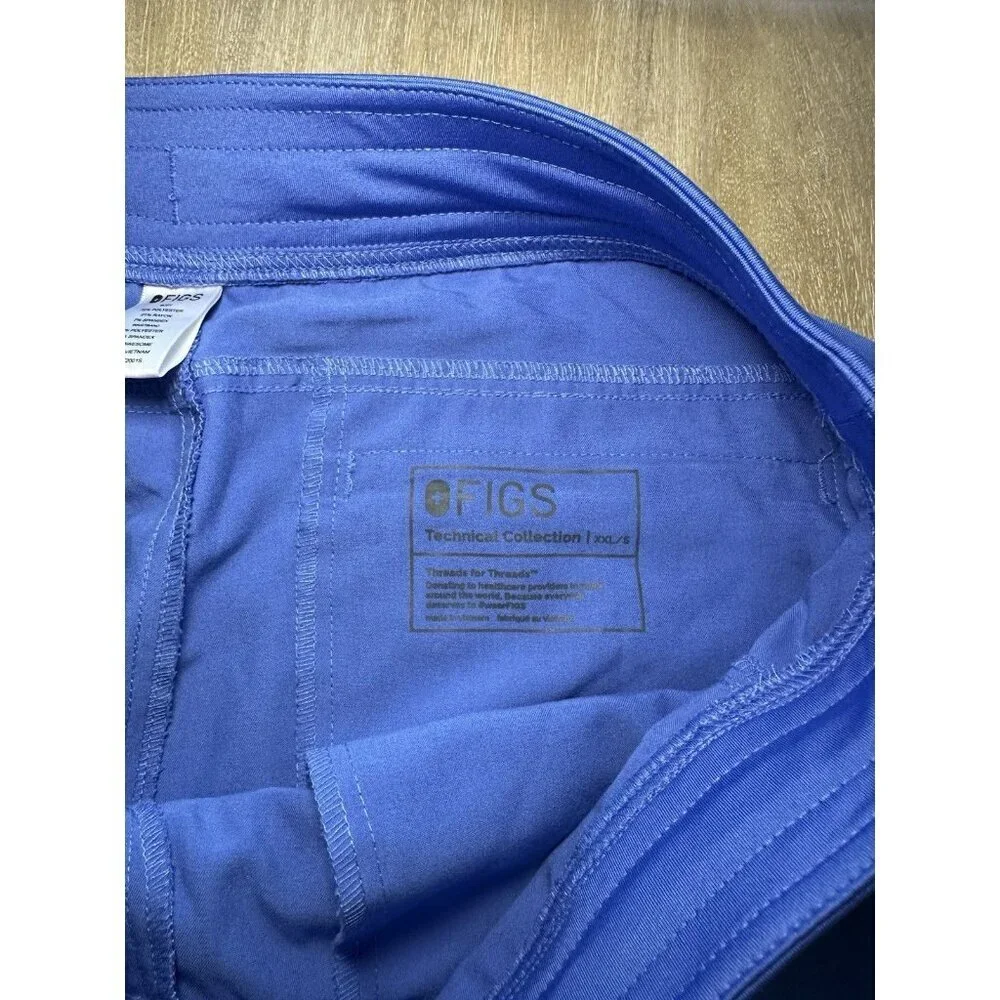 Figs Men's Blue Jogger Sweatpants Set